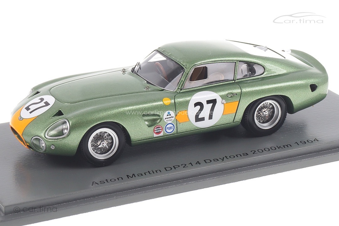 Aston Martin DP214 2000 km Daytona 1964 Hetreed/Kerrison Spark 1:43 S3685 Aston Martin DP214 2000 km Daytona 1964 Hetreed/Kerrison Spark 1:43 S3685