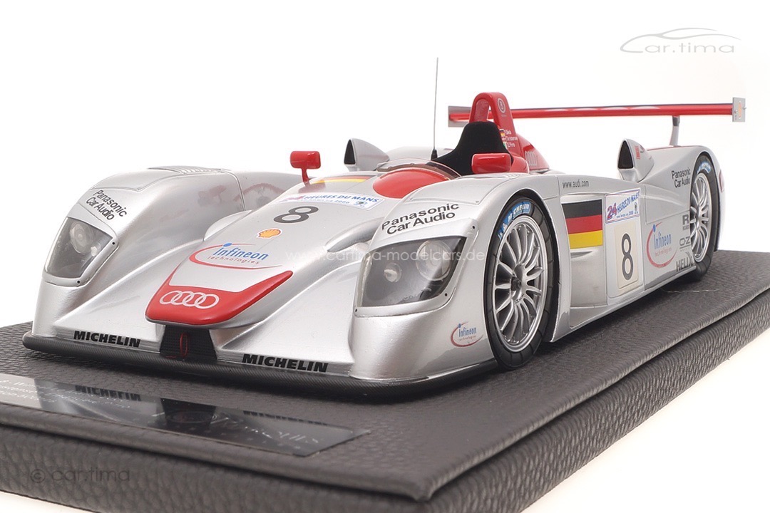 Audi R8 Winner 24h Le Mans 2000 Biela/Kristensen/Pirro Top Marques 1:18 TOP106A Audi R8 Winner 24h Le Mans 2000 Biela/Kristensen/Pirro Top Marques 1:18 TOP106A