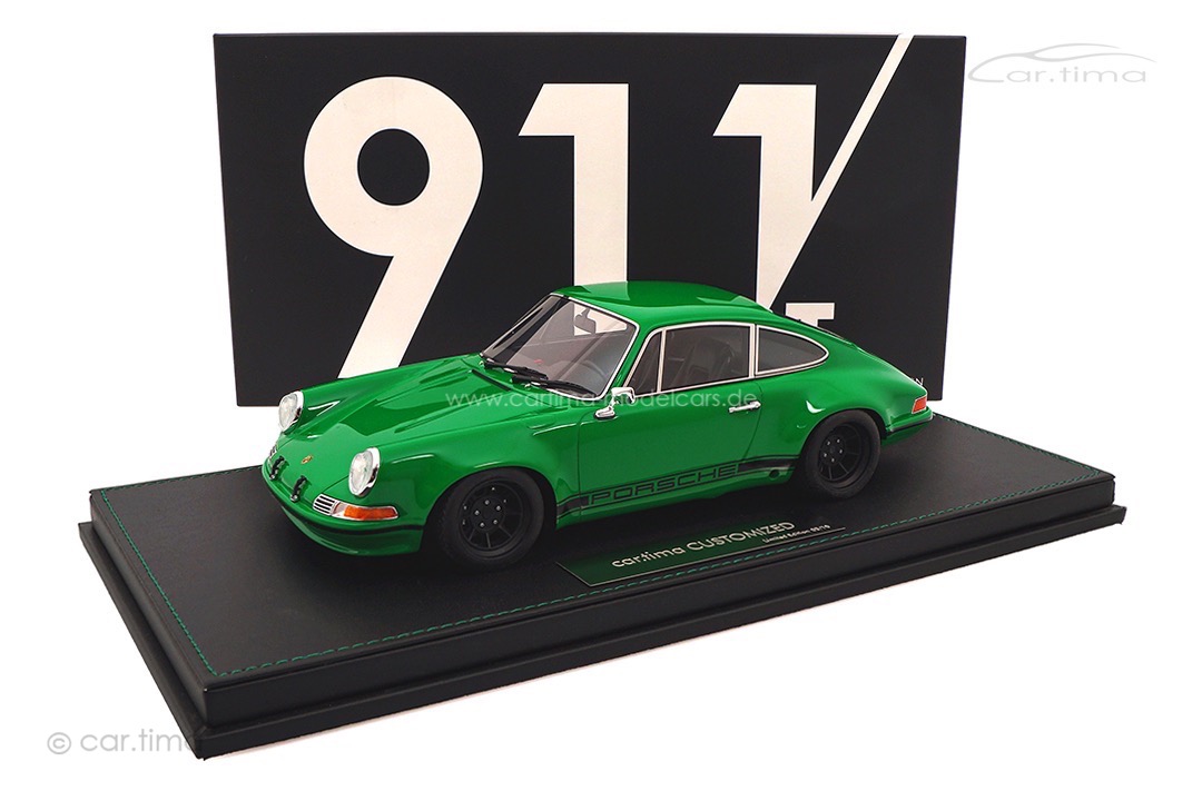 Porsche 911 ST Vipergrün Group4 Campagnolo Alufelgen car.tima CUSTOMIZED 1:18
