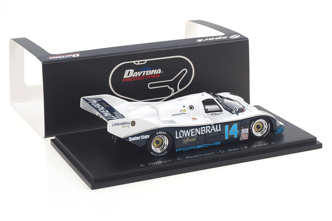Porsche 962 Winner 24h Daytona 1987 Bell/Holbert/Robinson/Unser Jr. Spark 1:43 43DA87 Porsche 962 Winner 24h Daytona 1987 Bell/Holbert/Robinson/Unser Jr. Spark 1:43 43DA87