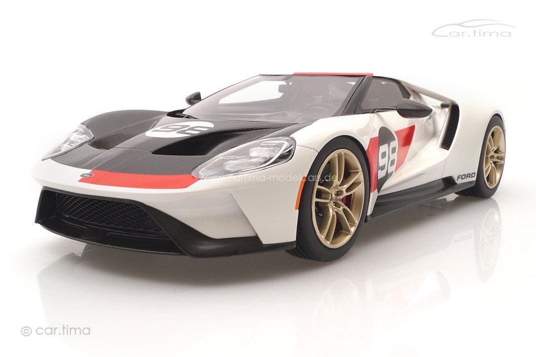 Ford GT Coupe 2021 Heritage Edition #98 white/black TopSpeed 1:18 TS0317 Ford GT Coupe 2021 Heritage Edition #98 white/black TopSpeed 1:18 TS0317