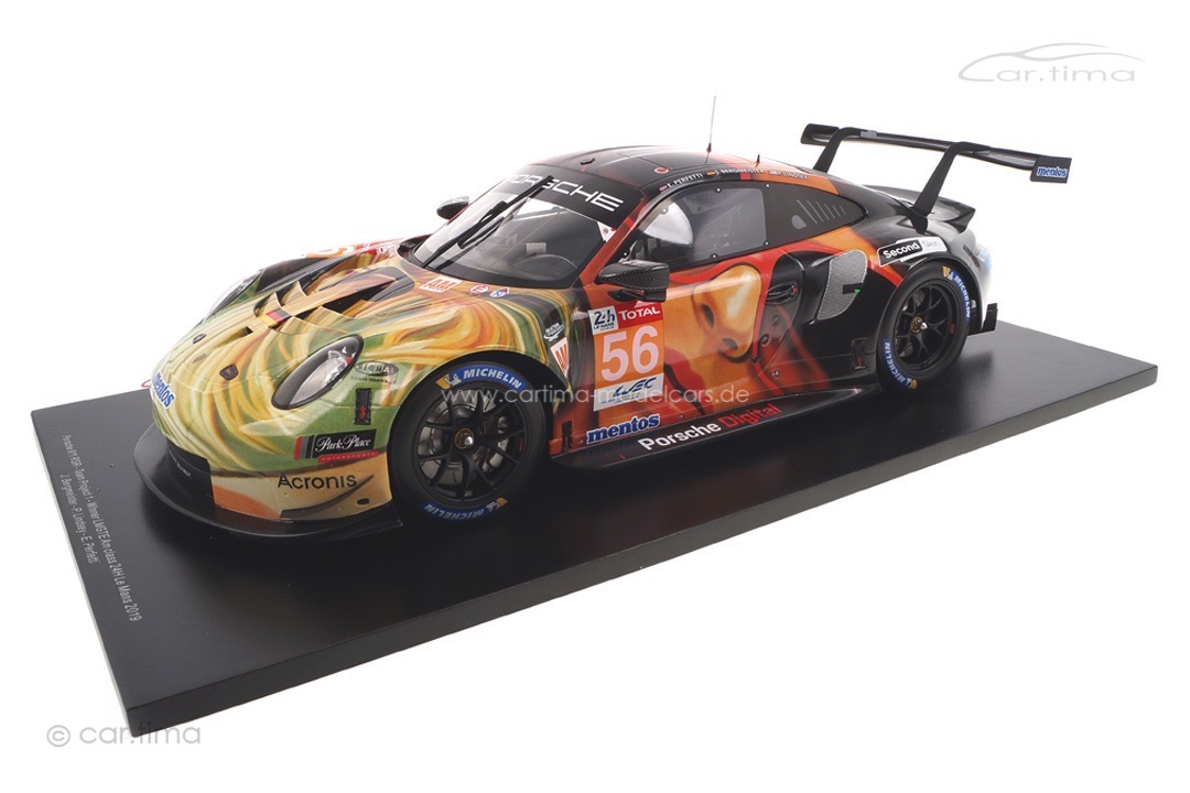 Porsche 911 RSR Winner LMGTE 24h Le Mans 2019 Bergmeister/Lindsey/Perfetti Spark 1:12 12S019 Porsche 911 RSR Winner LMGTE 24h Le Mans 2019 Bergmeister/Lindsey/Perfetti Spark 1:12 12S019