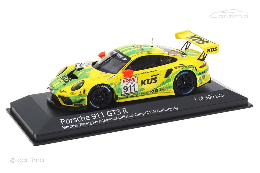 Porsche 911 (991 II) GT3 R VLN Nürburgring 2020 Kern/Jaminet/Andlauer/Campell 1:43 Minichamps