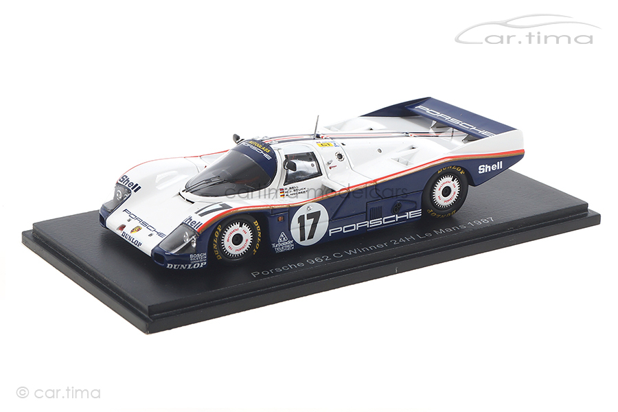 Porsche 962 C Winner 24h Le Mans 1987 Bell/Stuck/Holbert Spark 1:43 43LM87