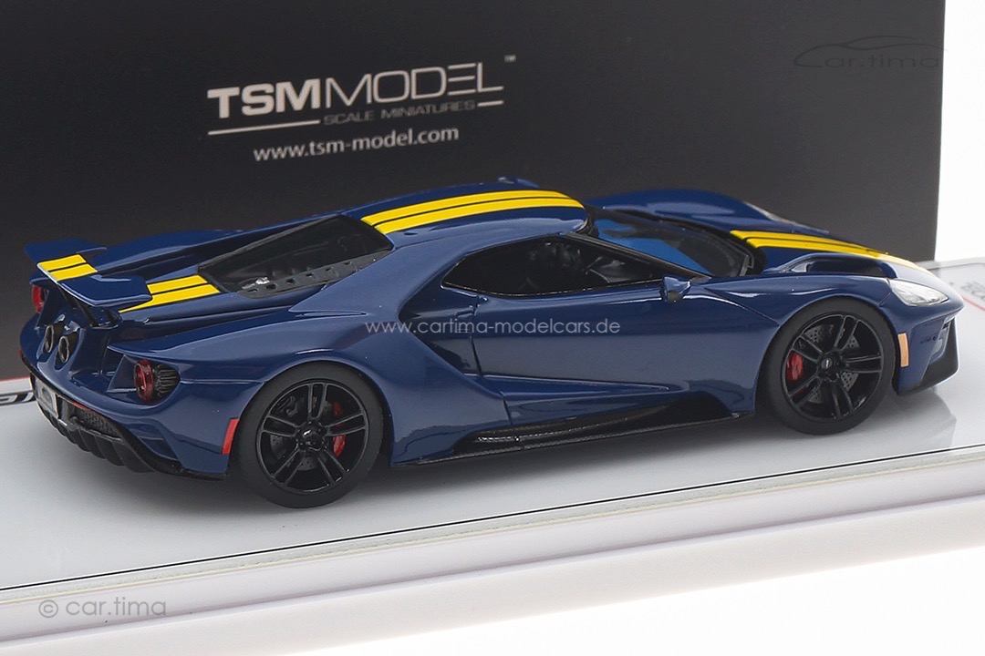 Ford GT Sunocu Blue/yellow stripes TSM 1:43 TSM430524 Ford GT Sunocu Blue/yellow stripes TSM 1:43 TSM430524