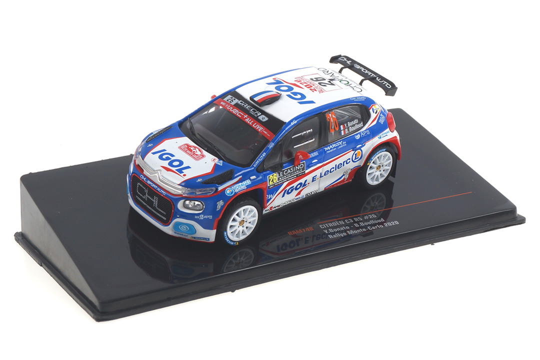 Citroen C3 R5 Rallye Monte Carlo 2020 Bonato/Boulloud IXO 1:43 RAM748 Citroen C3 R5 Rallye Monte Carlo 2020 Bonato/Boulloud IXO 1:43 RAM748