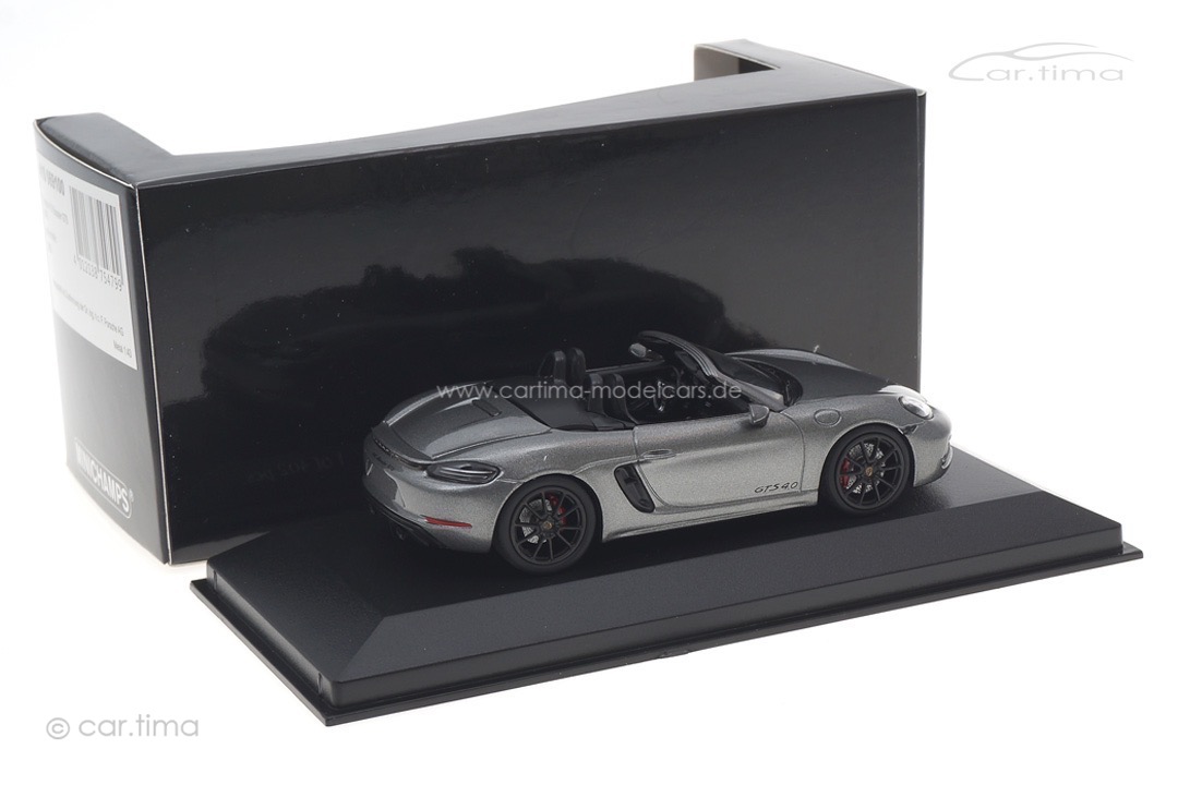 Porsche 718 Boxster GTS (982) Achatgrau Minichamps 1:43 410069100