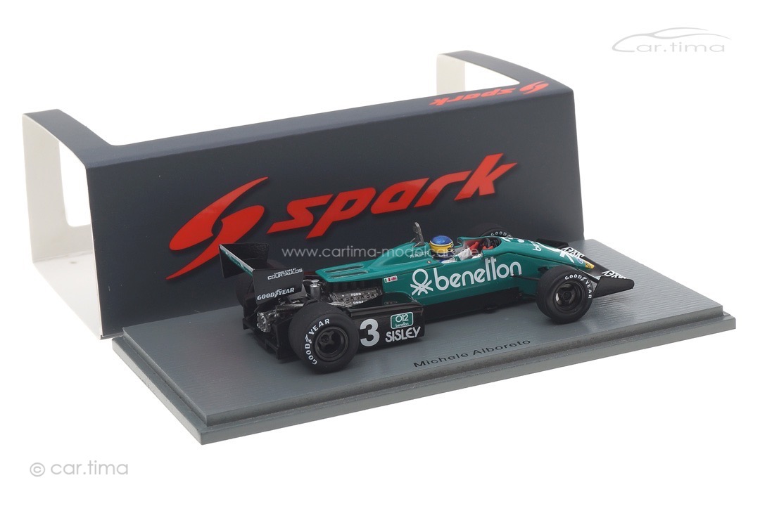 Tyrrell 011 Winner GP USA 1983 Michele Alboreto Spark 1:43 S7286 Tyrrell 011 Winner GP USA 1983 Michele Alboreto Spark 1:43 S7286
