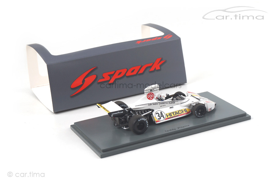 Brabham BT42 GP Belgien 1974 Teddy Pilette Spark 1:43 S4784 Brabham BT42 GP Belgien 1974 Teddy Pilette Spark 1:43 S4784
