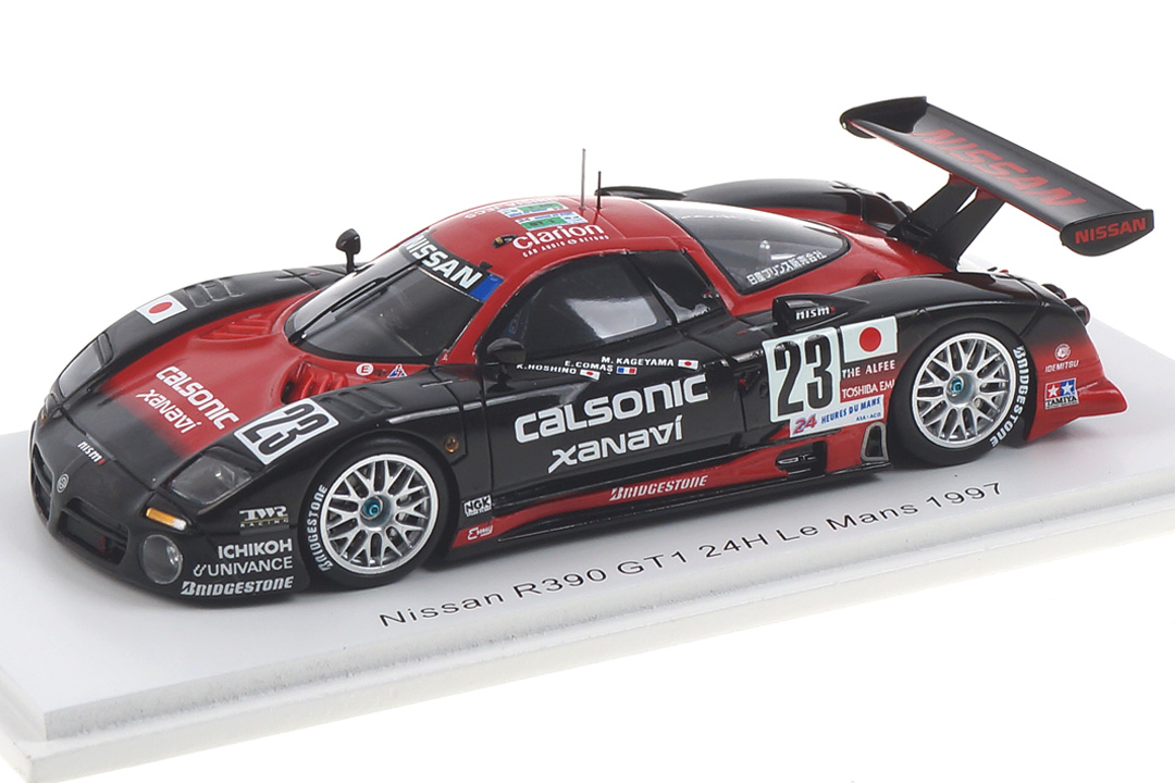 Nissan R390 GT1 24h Le Mans 1997 Comas/Hoshino/Kageyama Spark 1:43 S3579 Nissan R390 GT1 24h Le Mans 1997 Comas/Hoshino/Kageyama Spark 1:43 S3579