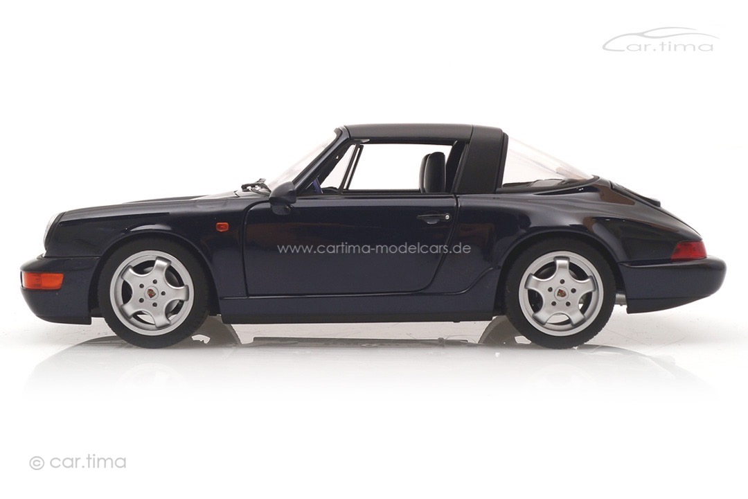 Porsche 911 (964) Carrera 4 Targa 1991 Nachtblau Perlcolor Norev 1:18 187340 Porsche 911 (964) Carrera 4 Targa 1991 Nachtblau Perlcolor Norev 1:18 187340