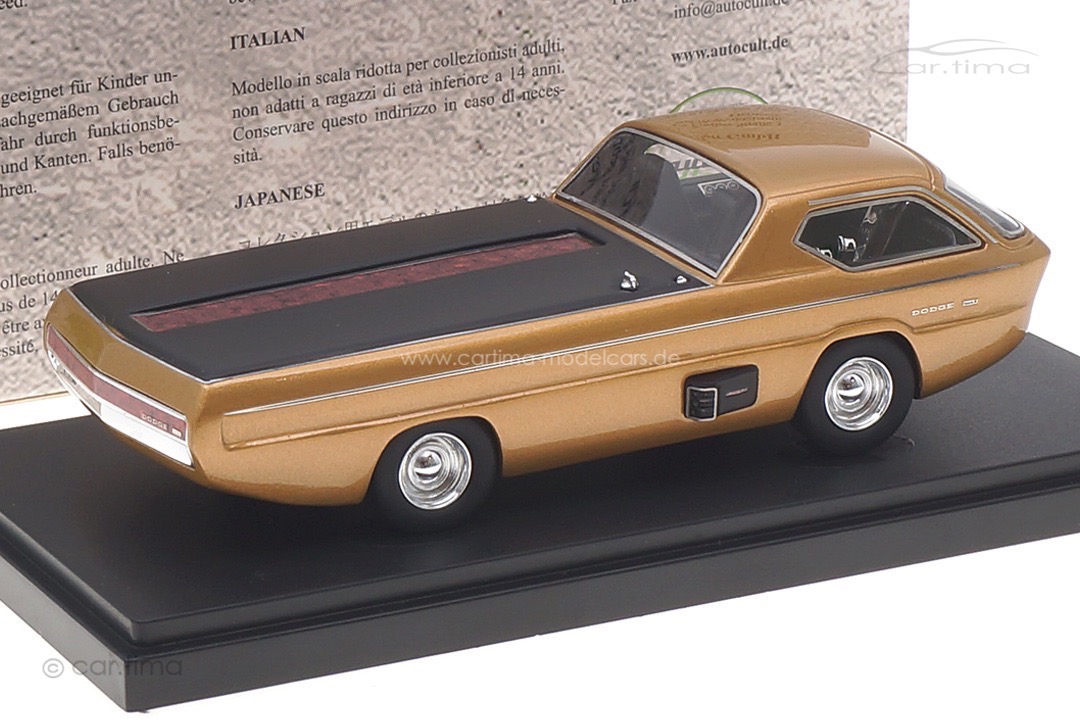 Dodge Deora 1967 gold met. autocult 1:43 08018