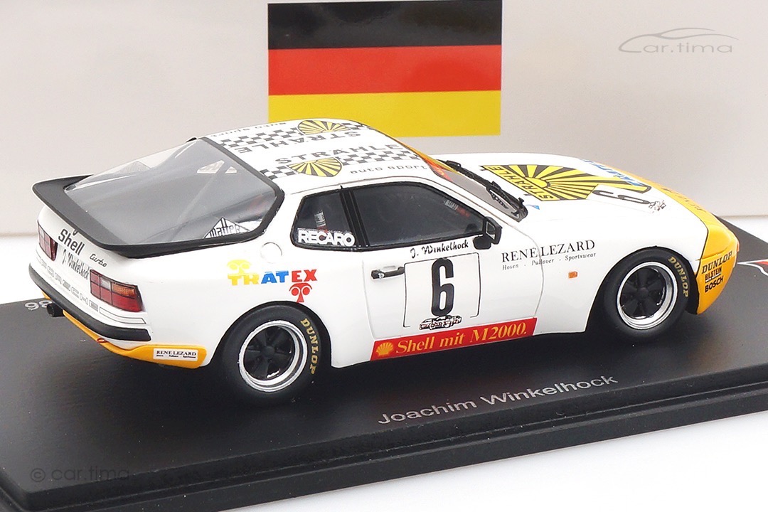 Porsche 944 Winner Turbo Cup Germany 1986 Joachim Winkelhock Spark 1:43 SG830