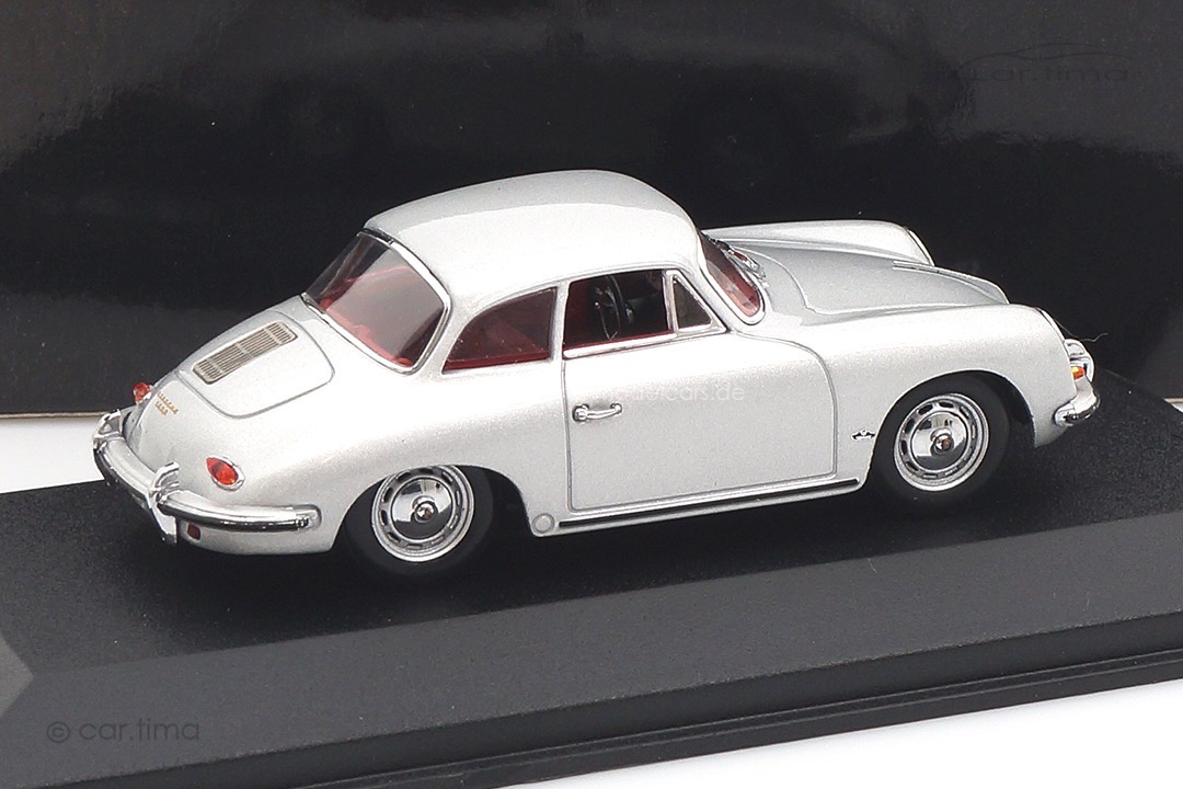 Porsche 356 B Hardtop Coupe Silber Minichamps 1:43 400064321