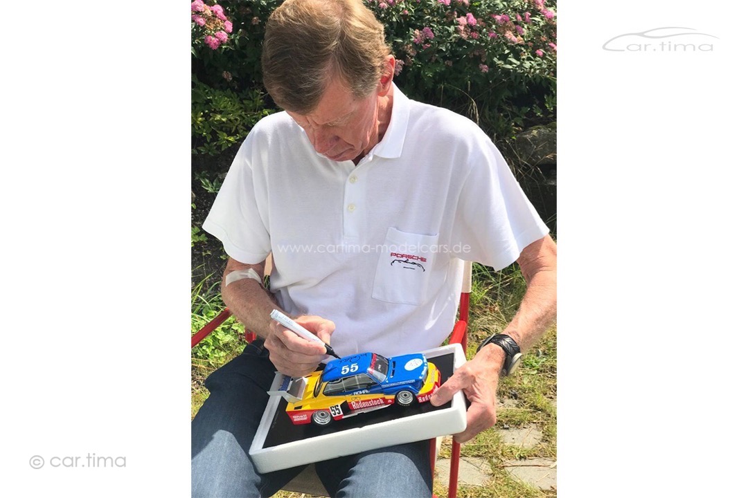 BMW 2002 Turbo Schnitzer DRM Norisring 1977 Originalsignatur Walter Röhrl Spark 1:18 CA-MAD-003-SIG