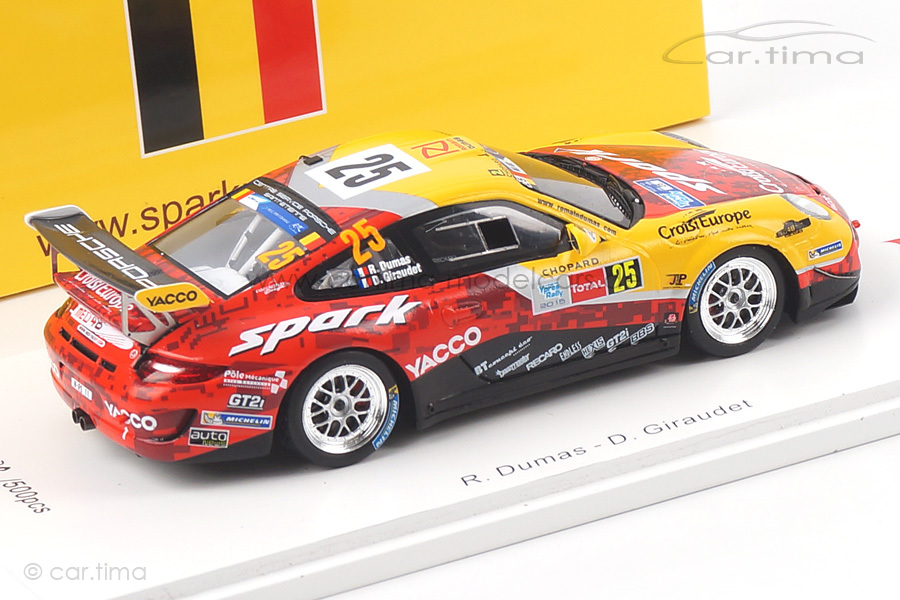 Porsche 911 (997 II) GT3 RGT Ypres Rally 2015 Dumas/Giraudet Spark 1:43 SB104