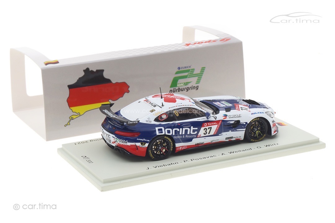 Mercedes-AMG GT4 24h Nürburgring 2021 Posavac/Weiland/Wirtz Spark 1:43 SG768