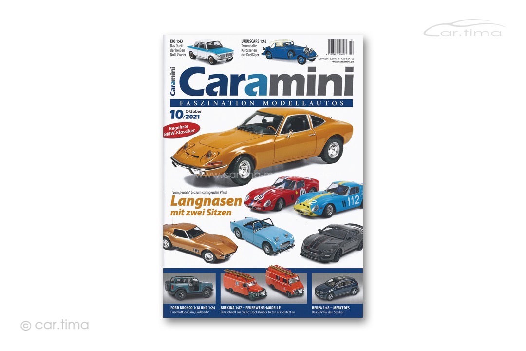 Zeitschrift / Magazine caramini Faszination Modellautos 10/2021 Expromo Verlag