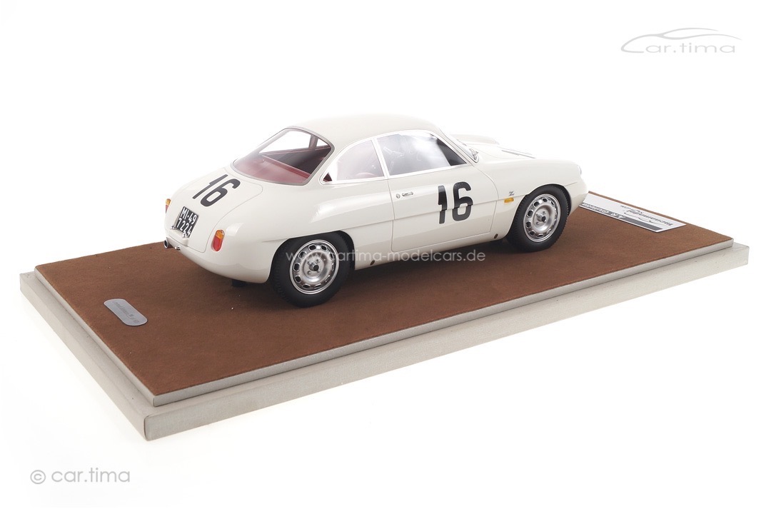 Alfa Romeo Giulietta SZ Monza Coppa Intereuropa 1960 Kim Tecnomodel 1:18 TM18-42F Alfa Romeo Giulietta SZ Monza Coppa Intereuropa 1960 Kim Tecnomodel 1:18 TM18-42F