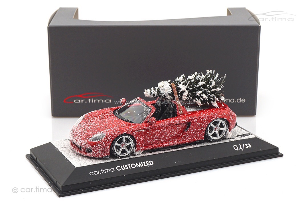 Porsche Carrera GT (980) X-Mas 2025 Minichamps car.tima CUSTOMIZED 1:43