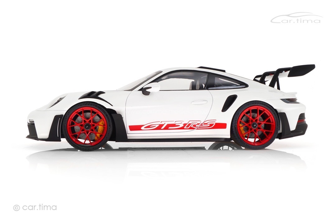 Porsche 911 (992) GT3 RS Weiß/Pyrorot Norev 1:12 127530 Porsche 911 (992) GT3 RS Weiß/Pyrorot Norev 1:12 127530