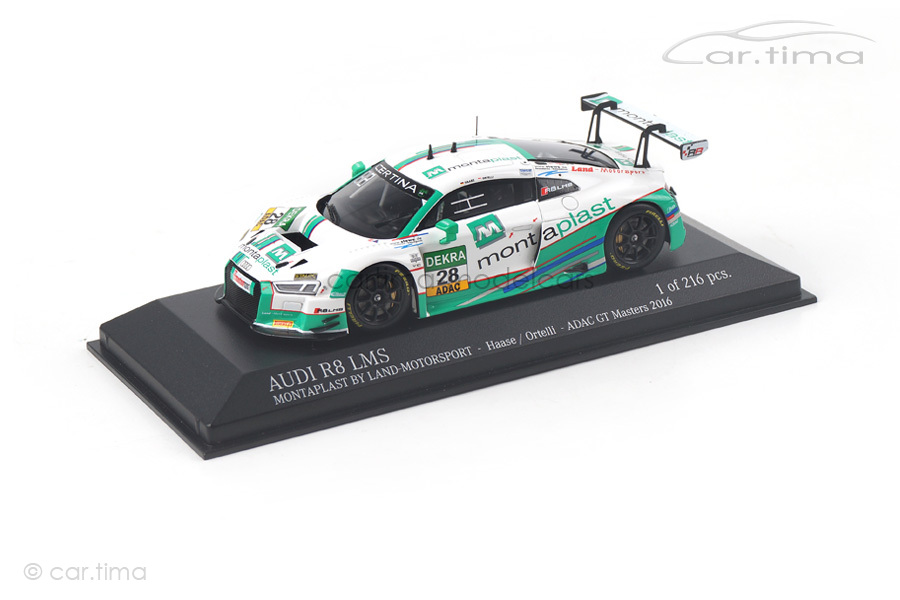 Audi R8 LMS GT Masters 2016 Haase/Ortelli Minichamps 1:43 437161198
