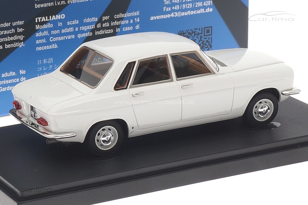 Renault 16 Projet 114 1961 weiß Avenue43 1:43 60088 Renault 16 Projet 114 1961 weiß Avenue43 1:43 60088