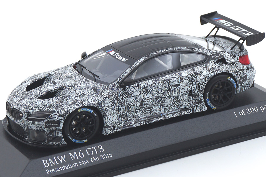 BMW M6 GT3 Presentation 24h Spa 2015 Minichamps 1:43 437152699