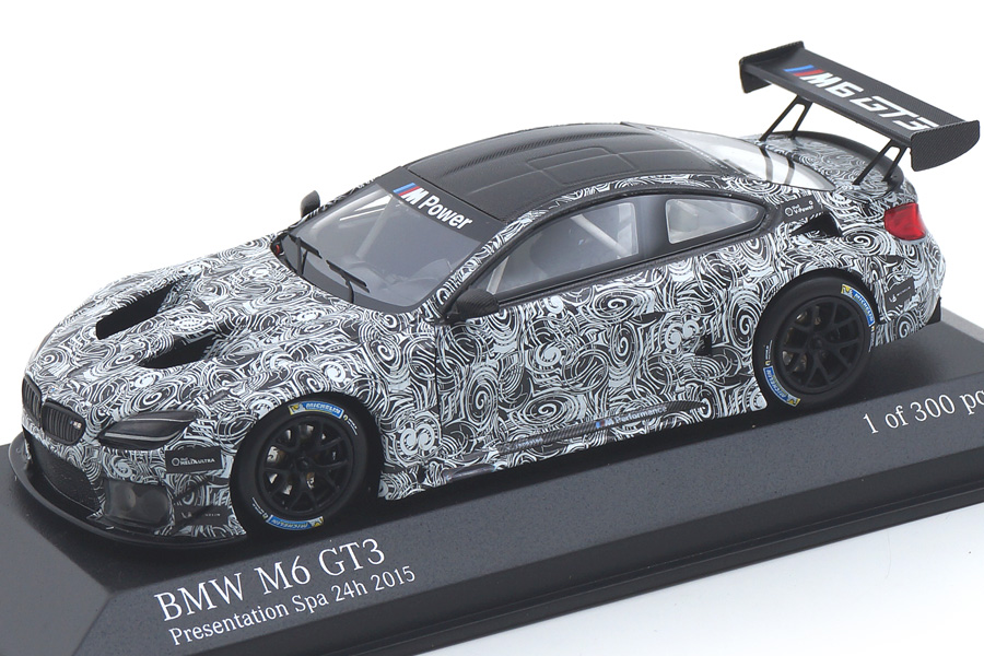 BMW M6 GT3 Presentation 24h Spa 2015 Minichamps 1:43 437152699 BMW M6 GT3 Presentation 24h Spa 2015 Minichamps 1:43 437152699