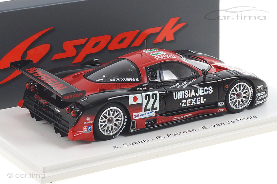 Nissan R390 GT1 24h Le Mans 1997 Patrese/Suzuki/van der Poele Spark 1:43 S3578 Nissan R390 GT1 24h Le Mans 1997 Patrese/Suzuki/van der Poele Spark 1:43 S3578