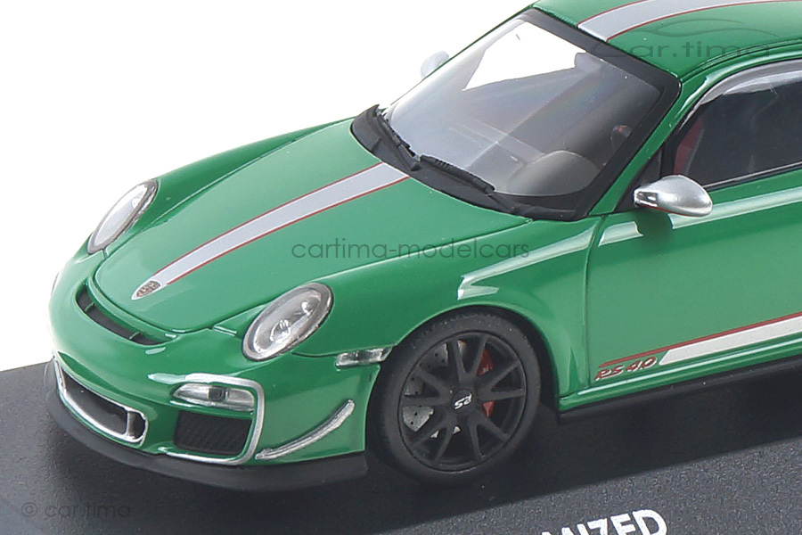 Porsche 911 (997 II) GT3 RS 4.0 Vipergrün/Rad schwarz Minichamps car.tima CUSTOMIZED