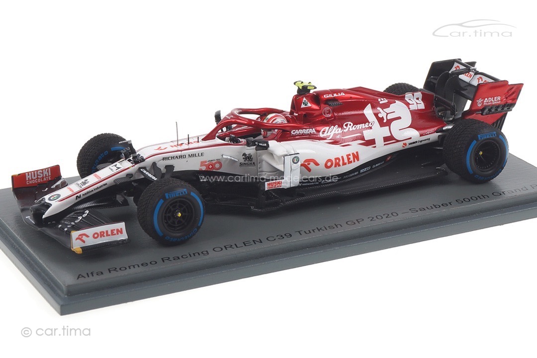 Alfa Romeo Racing C39 GP Türkei 2020 Antonio Giovinazzi Spark 1:43 S6493 Alfa Romeo Racing C39 GP Türkei 2020 Antonio Giovinazzi Spark 1:43 S6493