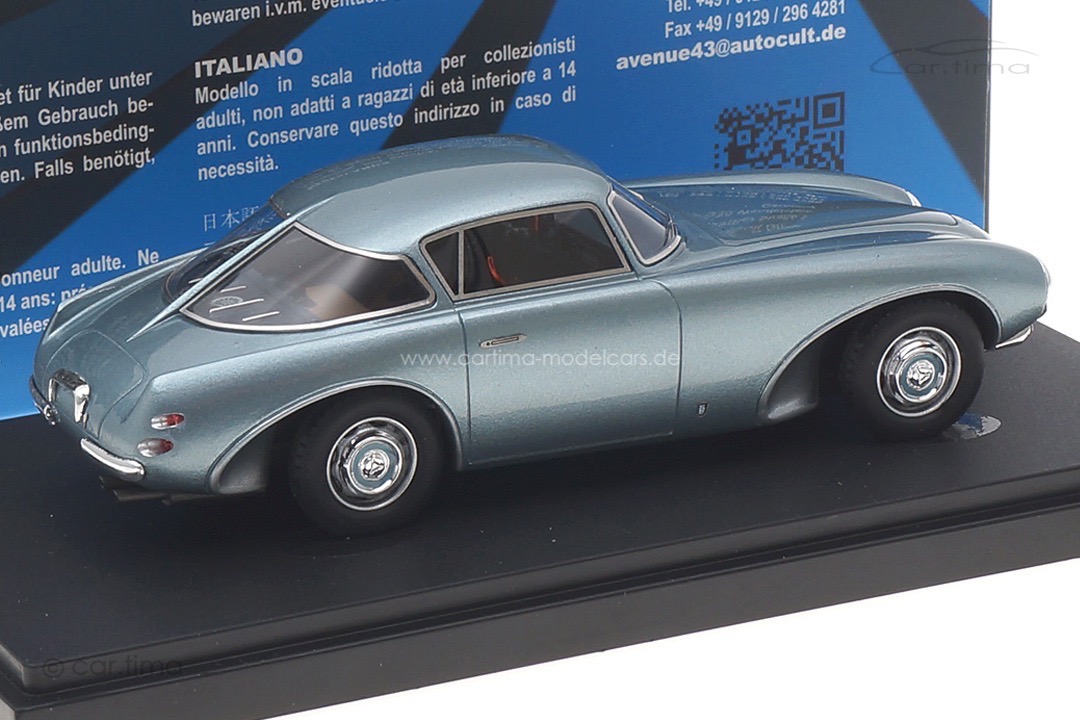 Abarth 1500 Biposto 1952 silber met. Avenue43 1:43 60075