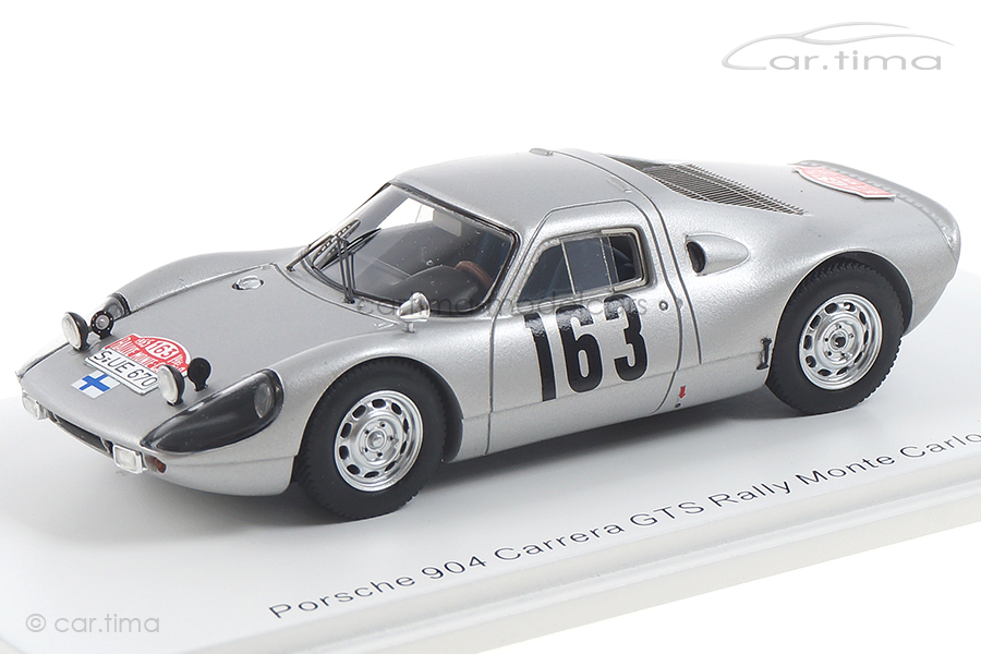 Porsche 904 Carrera GTS Rallye Monte-Carlo 1965 Toivonen/Järvi Spark 1:43 S0906