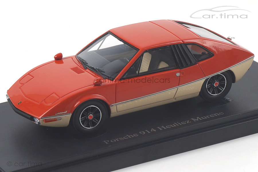 Porsche 914/6 Heuliez Murene 1970 orange/weiß autocult 1:43 06012 Porsche 914/6 Heuliez Murene 1970 orange/weiß autocult 1:43 06012