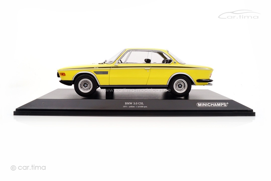 BMW 3.0 CSL E9 gelb Minichamps 1:18 155028130