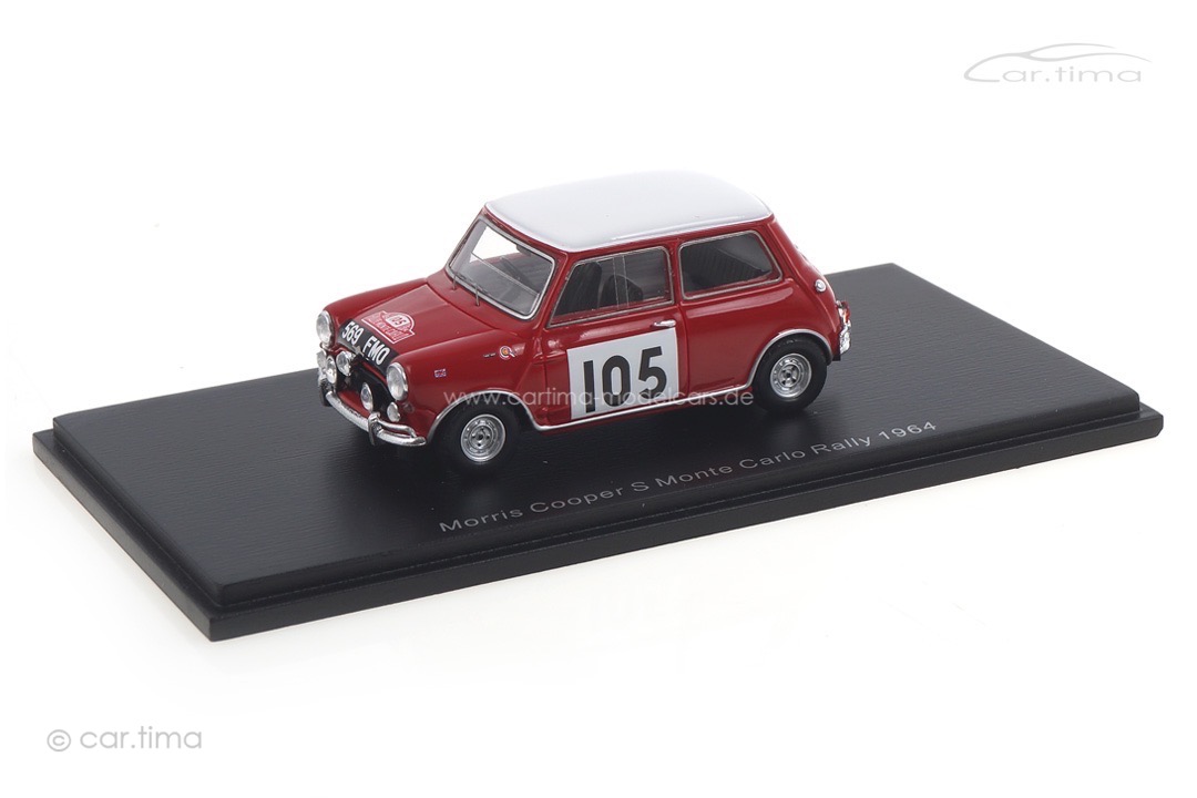 Morris Cooper S Rallye Monte Carlo 1964 Aaltonen/Ambrose Spark 1:43 S1192 Morris Cooper S Rallye Monte Carlo 1964 Aaltonen/Ambrose Spark 1:43 S1192