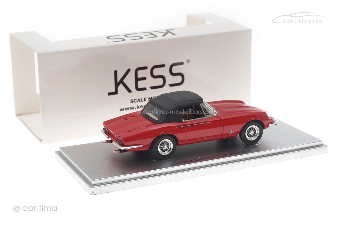 Ferrari 365 California Spyder Closed 1966 rot Kess 1:43 KE43056280 Ferrari 365 California Spyder Closed 1966 rot Kess 1:43 KE43056280