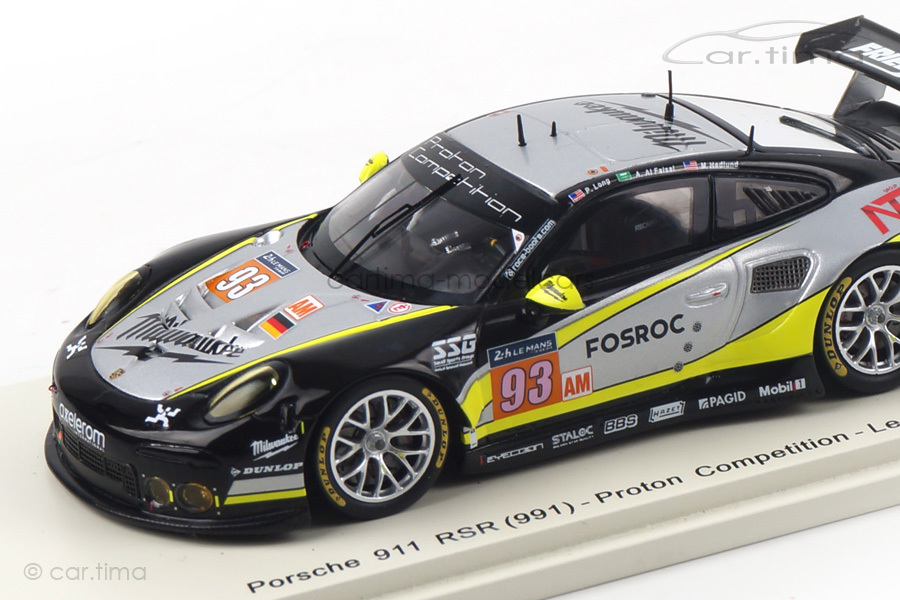 Porsche 911 (991) RSR 24h Le Mans 2017 Long/Al Faisal/Hedlund Spark 1:43 S5842 Porsche 911 (991) RSR 24h Le Mans 2017 Long/Al Faisal/Hedlund Spark 1:43 S5842
