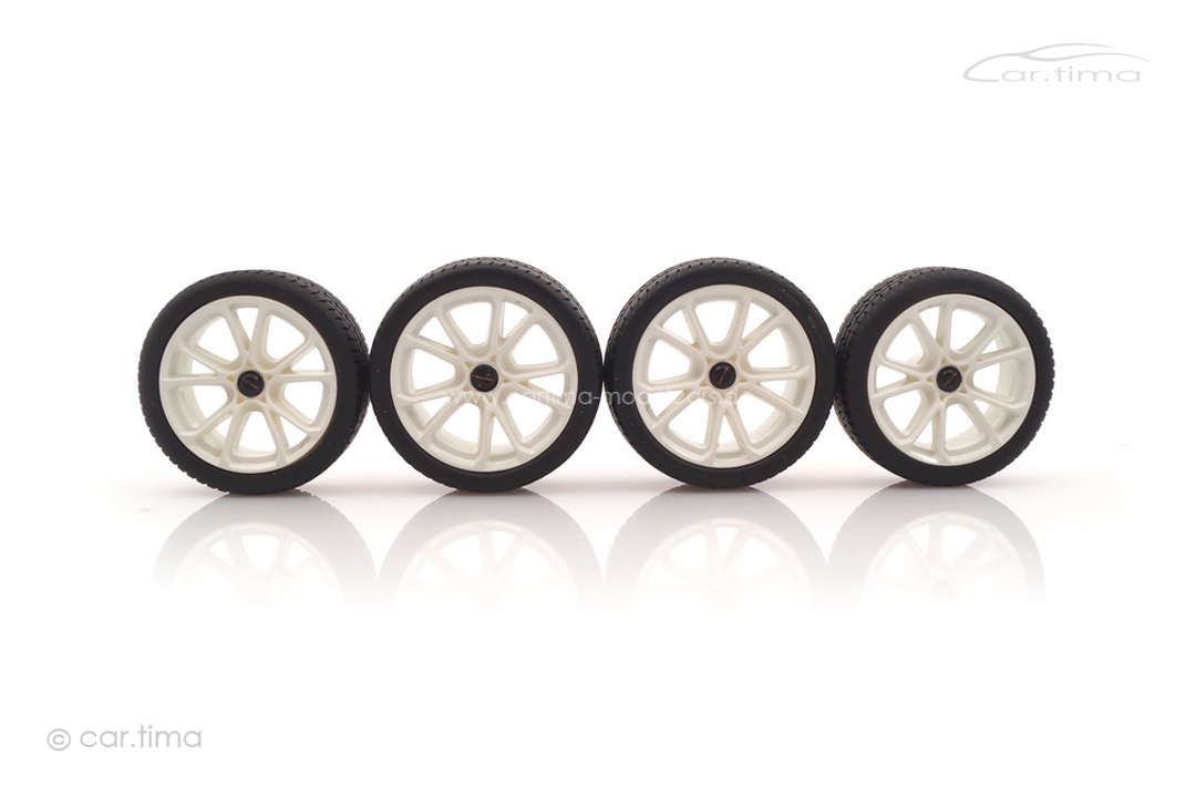 Radsatz/Wheel set TECHART Formula VI Race weiß 1:18 CARXXX25017