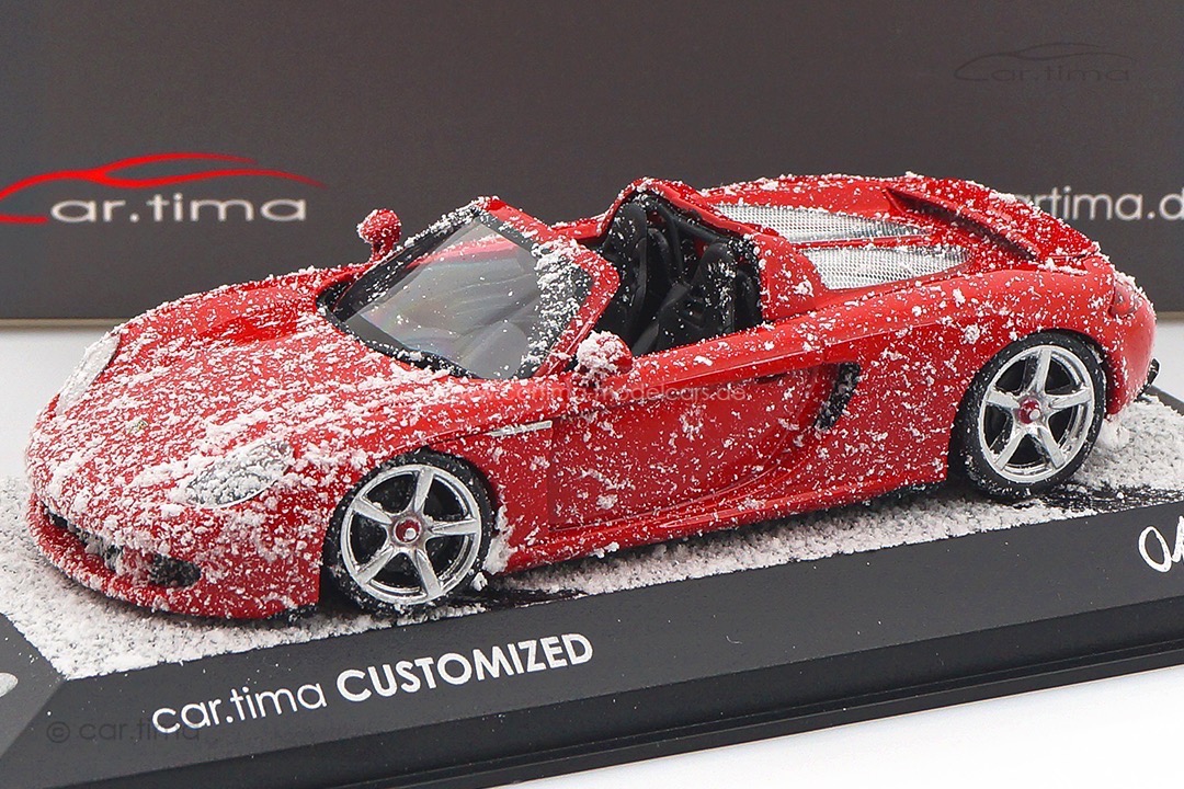 Porsche Carrera GT Drift into 2026 Originalsignatur Walter Röhrl Minichamps car.tima CUSTOMIZED 1:43