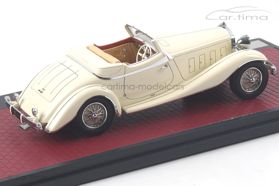 Delage D8S De Villars Roadster 1933 weiß Matrix Scale Models 1:43 MX50407-031 Delage D8S De Villars Roadster 1933 weiß Matrix Scale Models 1:43 MX50407-031