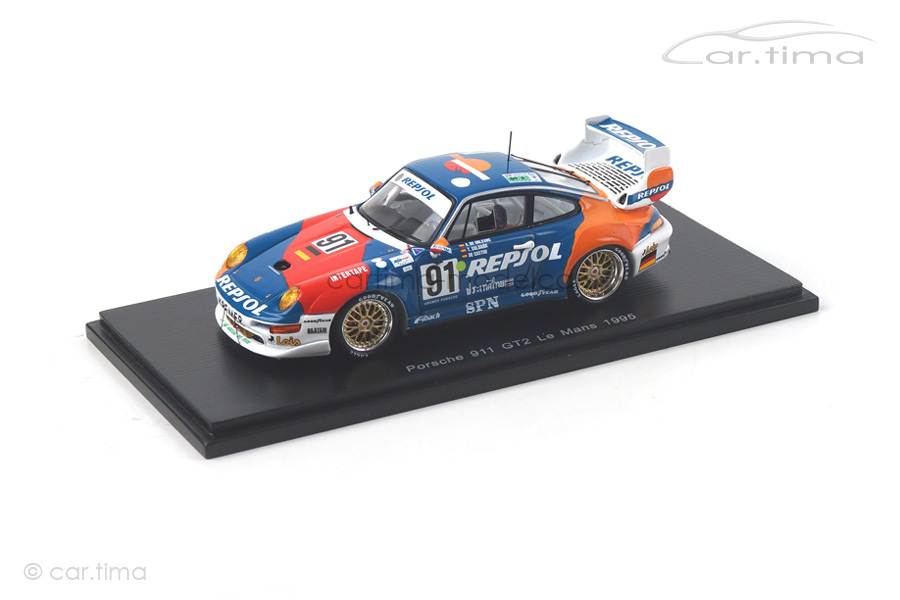 Porsche 911 GT2 24h Le Mans 1995 Stadler Motorsport, Modellino Spark 1:43, Codice 9899