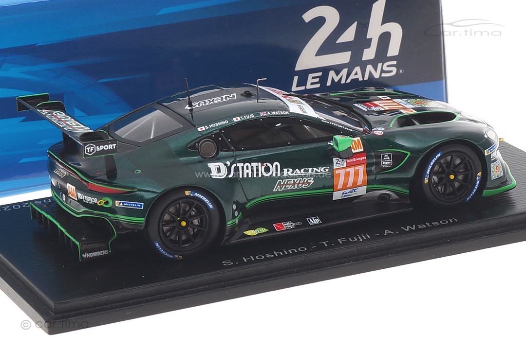 Aston Martin Vantage AMR 24h Le Mans 2021 Fujii/Hoshino/Watson Spark 1:43 S8276