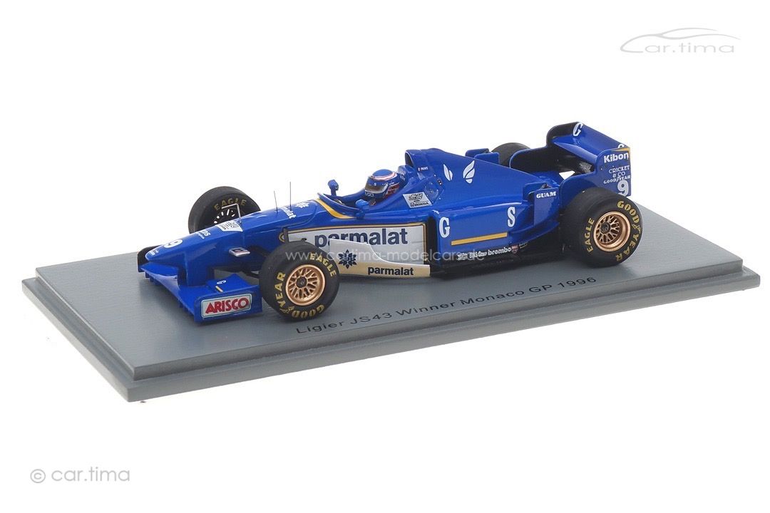 Ligier JS43 Winner GP Monaco 1996 Olivier Panis Spark 1:43 S7413 | S7413